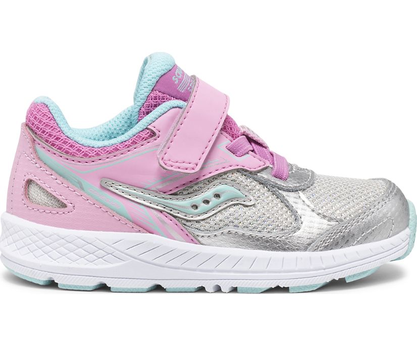 Tenis Saucony Cohesion 14 A/C Jr. Niños Rosas Plateados | México 803VRWD